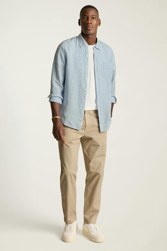 Bonobos Everyday Linen Shirt light blue sky
