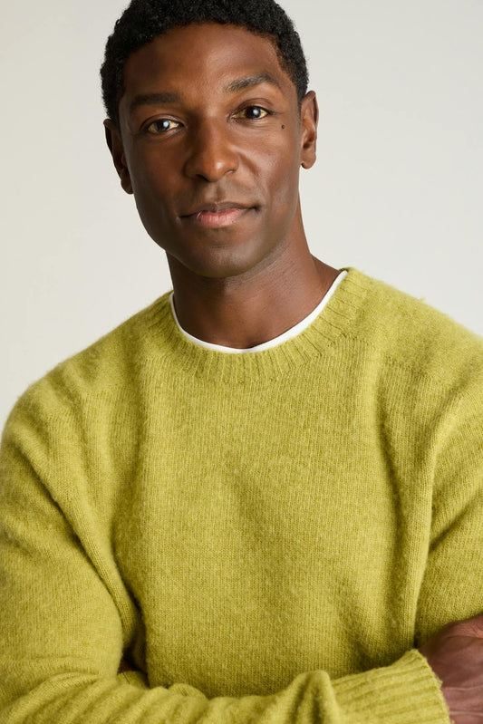 Bonobos Brushed Wool Sweater light green