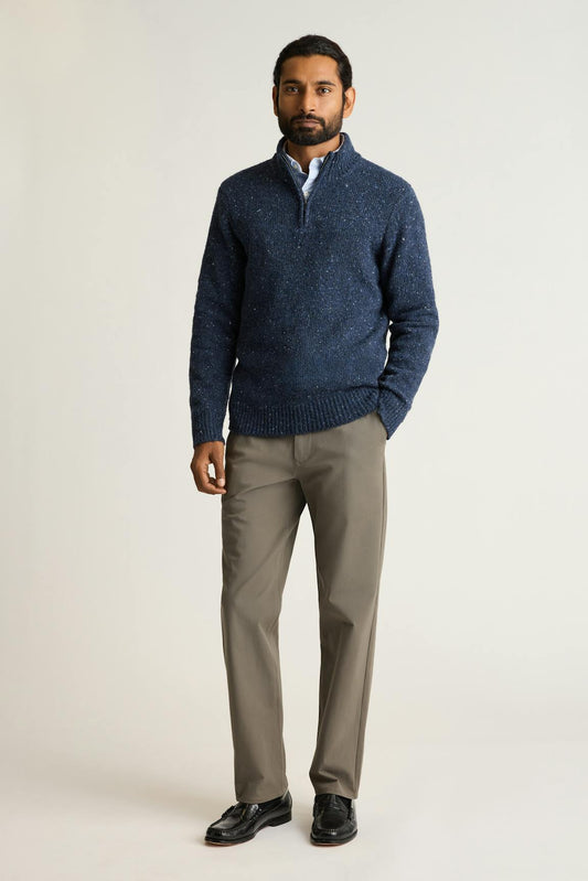 Bonobos Donegal Half-Zip navy blue